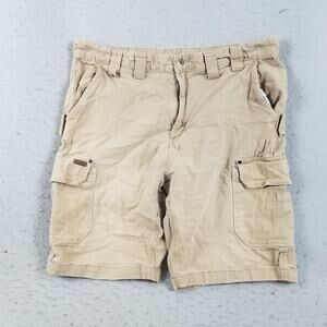 Smith's Workwear Shorts Mens 38 Khaki Cargo Carpenter Stretch Heavy Duty S2955